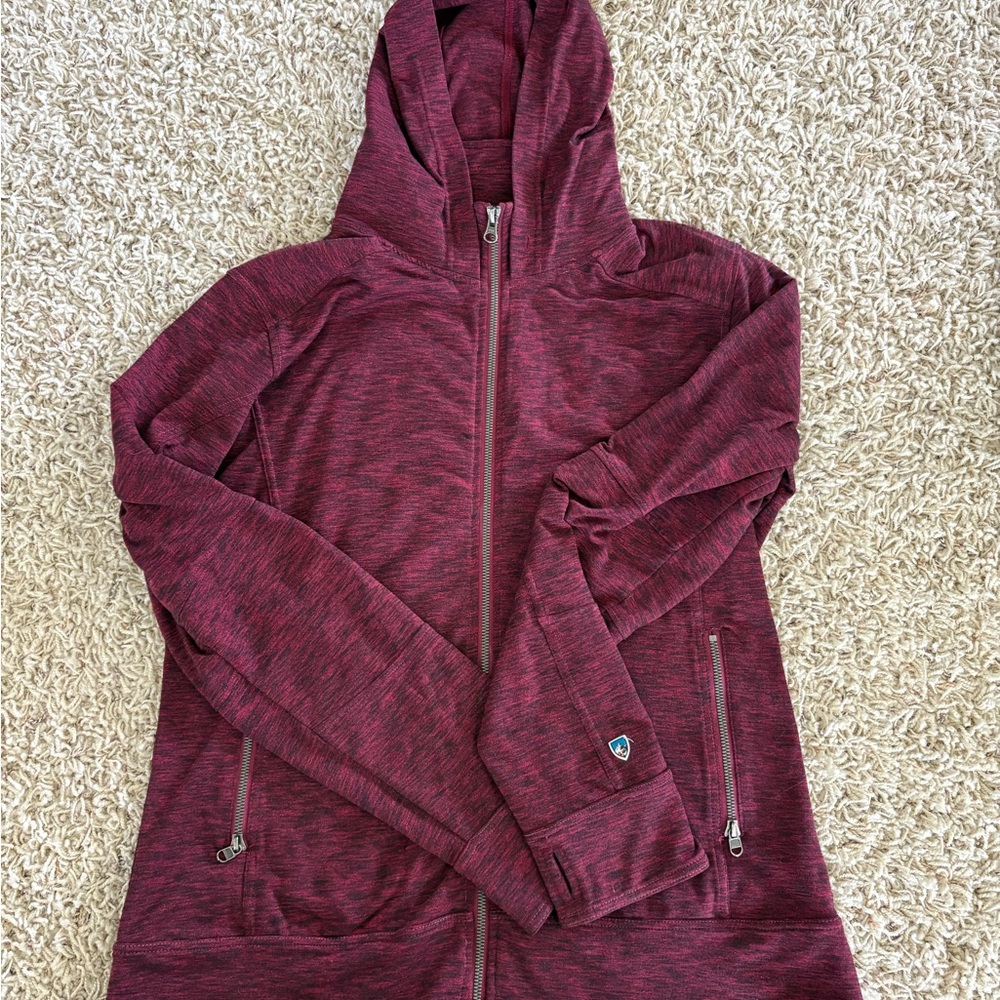 Women's Kuhl Maroon Full-Zip Hoodie